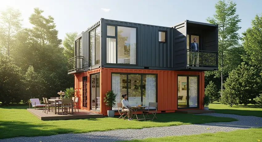 خانه کانتینری لاکچری و ویلایی