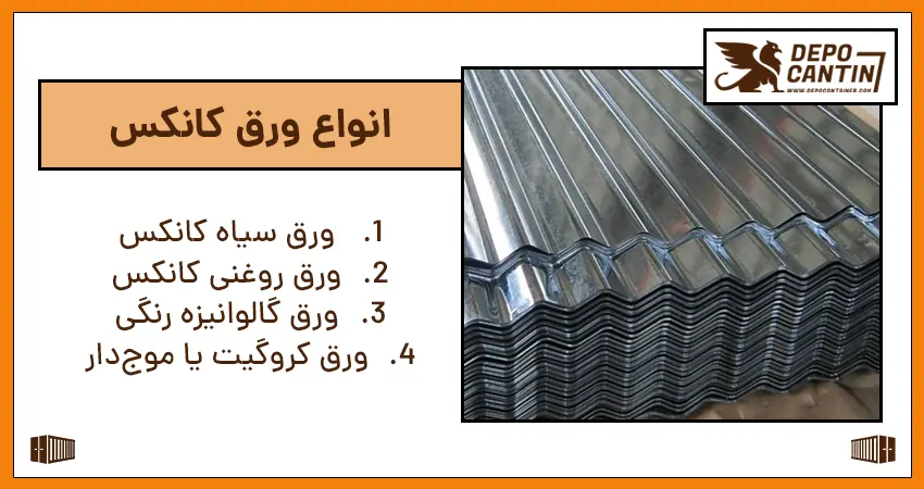 انواع ورق کانکس